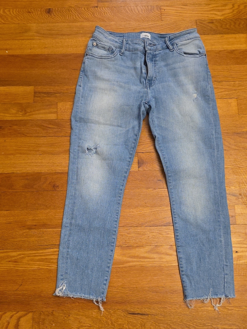 M1858 Blue Slight Stretch Ankel Jeans